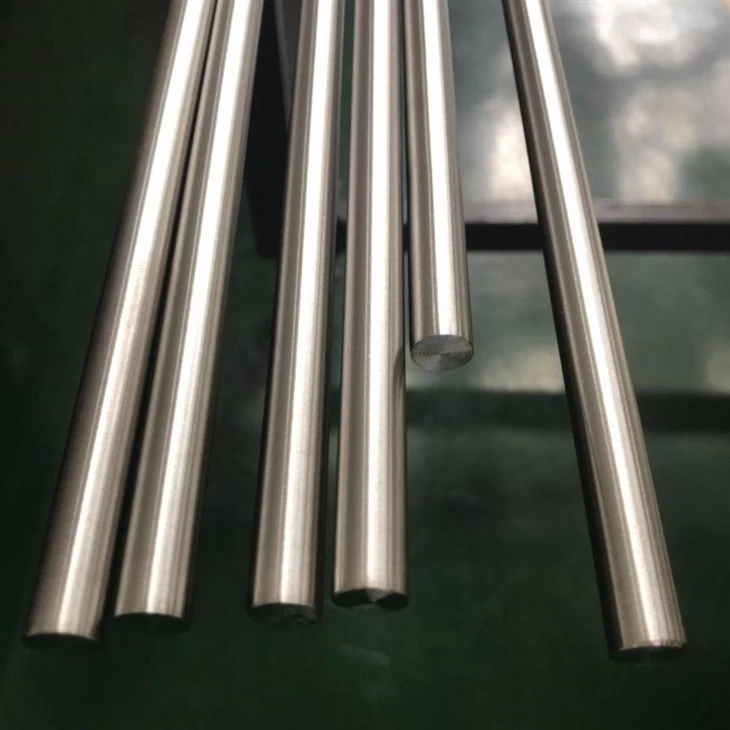 Haste redonda de titânio ASTM 1295 Gr5 Ti6Al4V